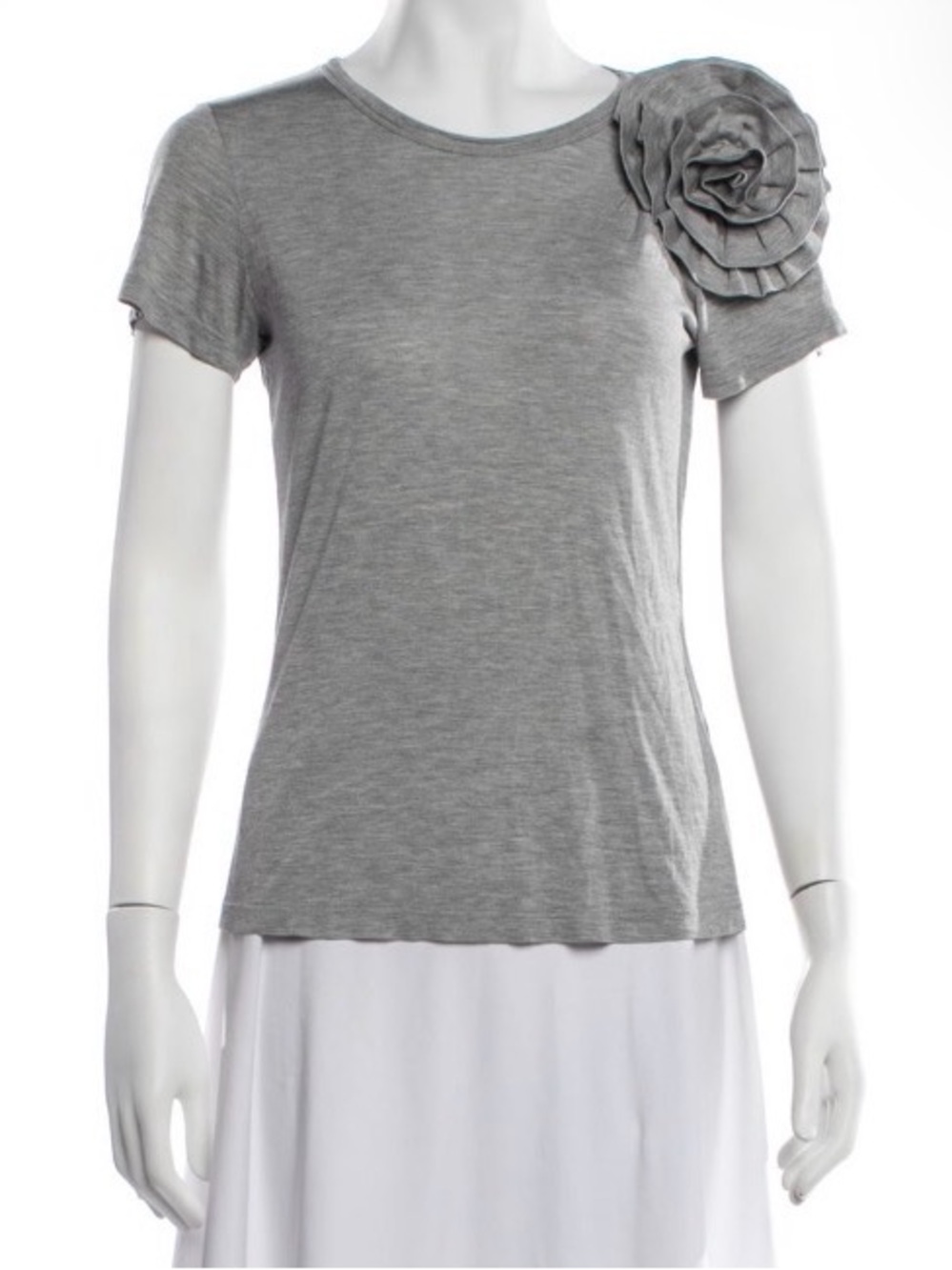 Red Valentino Rosette Rose Flower Top